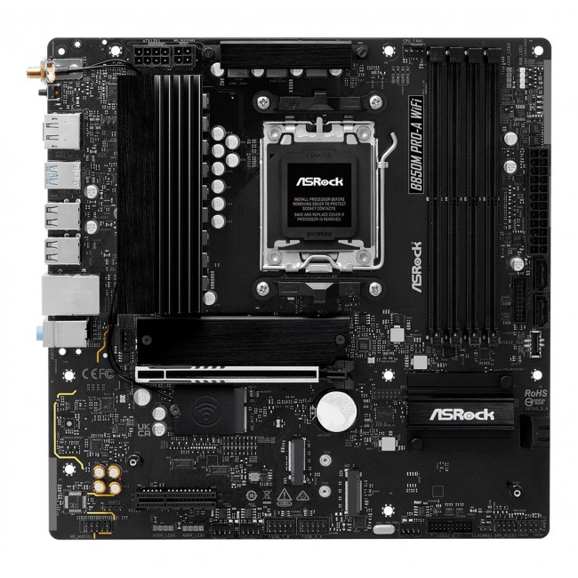 Asrock B850M Pro-A WiFi AMD B850 Socket AM5 micro ATX Asrock B850M Pro-A WiFi AMD B850 Socket AM5 micro ATX