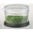 GEFU TRITARE manual food chopper Black, Stainless steel, Transparent