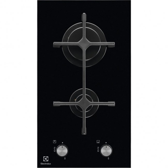 Electrolux EGC3322NVK Black Built-in 29 cm Gas 2 zone(s)