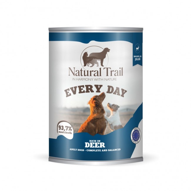 NATURAL TRAIL Every Day Rich in deer - wet dog food - 800g