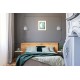 Activejet Classic single wall lamp - IRMA nickel E27 for the living room