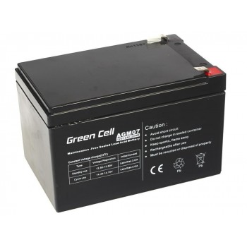 GREEN CELL GEL BATTERY AGM07 12V 12AH