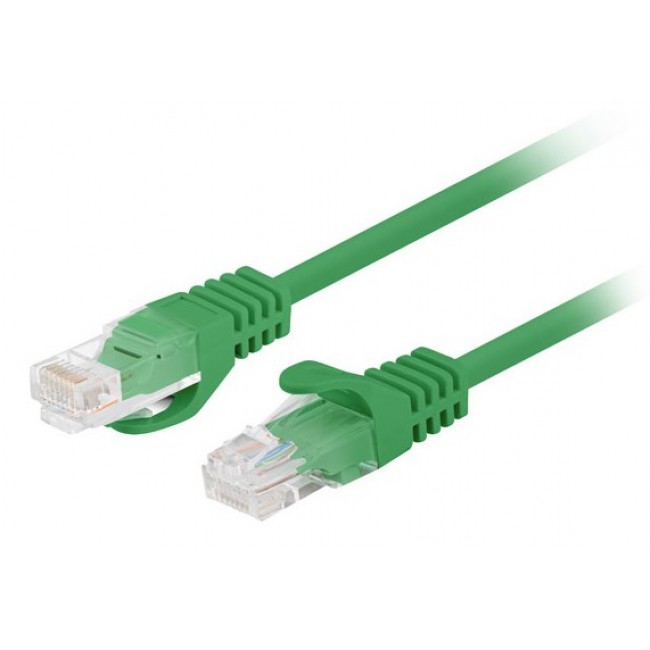 PATCHCORD KAT.6 UTP 3M ZIELONY FLUKE PASSED LANBERG 10-PACK