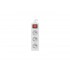 LANBERG POWER STRIP 3M WHITE, 3X 230V PL, WITH SWITCH