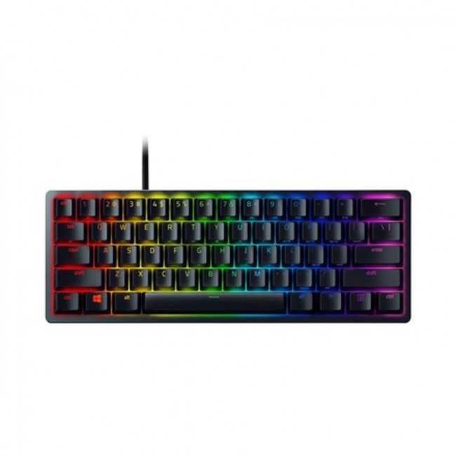 Razer Huntsman Mini 60% Gaming keyboard Opto-Mechanical Purple Switch RGB LED light NORD Wired Razer Huntsman Mini 60% Gaming keyboard Opto-Mechanical Purple Switch RGB LED light NORD Wired