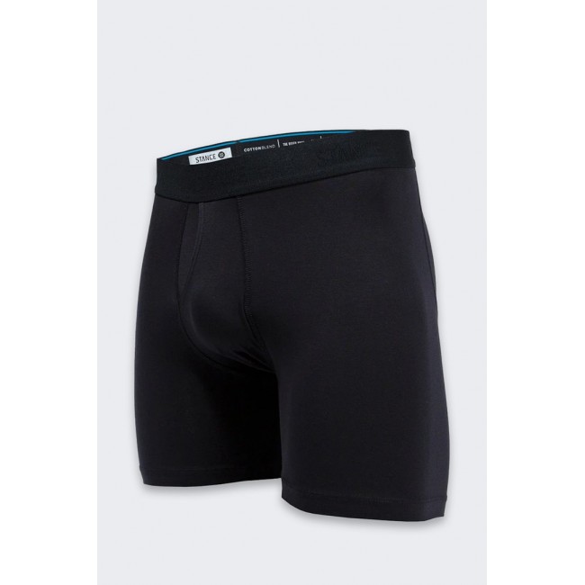 Stance Standard 6in Boxer Brief - black size: m Stance Standard 6in Boxer Brief - black size: m