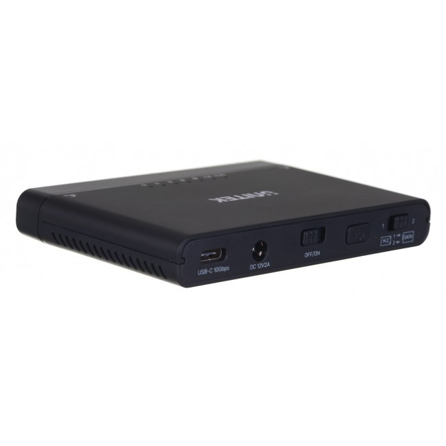 UNITEK S1222A cable gender changer USB 3.2 SATA 2,5/3,5' & M.2 PCIE/NVME Black