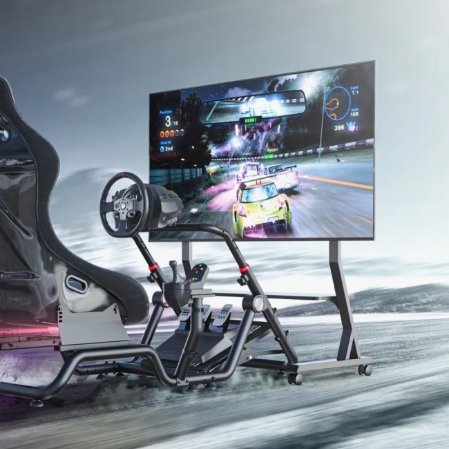 Techly Floor Stand with Shelf for 45-90