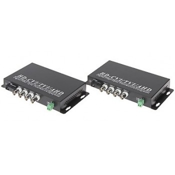 Video converter OVH-4D/SC 4x VIDEO + RS-485 set