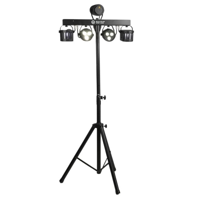 LIGHT4ME Belka LED Par Derby Laser - lighting kit