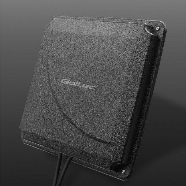 Qoltec 4G LTE DUAL MIMO booster antenna | 35 dBi | 50W | 2x SMA male