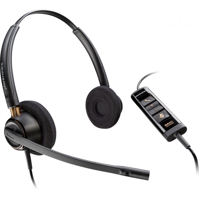 HP Poly EncorePro 525 Microsoft Teams Certified Stereo with USB-A Headset