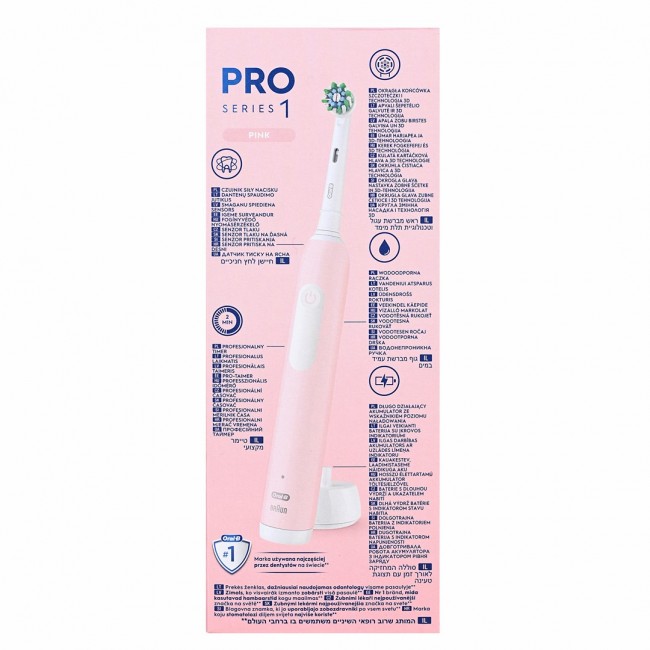 Oral-B PRO1 Pink electric toothbrush Oral-B PRO1 Pink electric toothbrush
