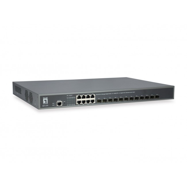 LevelOne GTL-2091 Managed L3 Gigabit Ethernet (10/100/1000) Grey