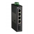 LevelOne 5-Port Fast Ethernet Industrial Switch, DIN-Rail, 1 x SC Multi-Mode Fiber, -20 C to 70 C