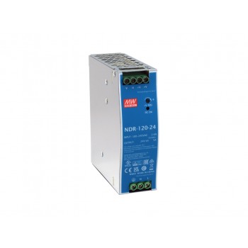 LevelOne 24V DC Industrial Power Supply, 120W, DIN-Rail,-20 ~ +70 