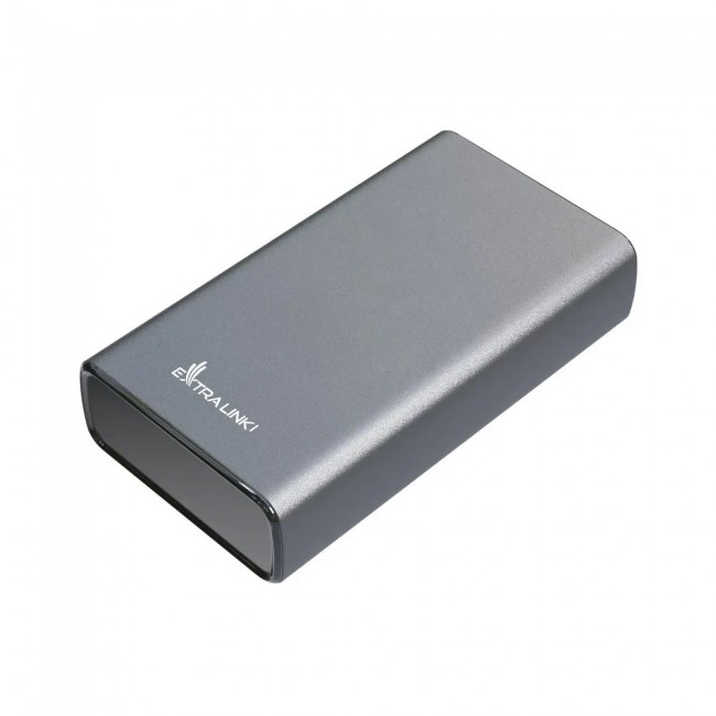 Extralink Powerbank EPB-126 20000mAh Silver Power bank, 45W PD, USB-C