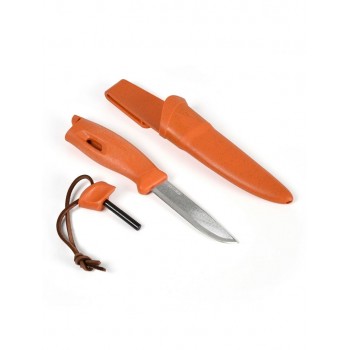 Light My Fire Swedish FireKnife Spark emergency fire starter Orange