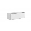 Cama full storage cabinet ROCO RO1 112/37/39 white/black/white Cama full storage cabinet ROCO RO1 112/37/39 white/black/white