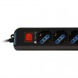 Techly Power Strip 6 Sockets Black with VDE Plug IUPS-PCP-6V Techly Power Strip 6 Sockets Black with VDE Plug IUPS-PCP-6V