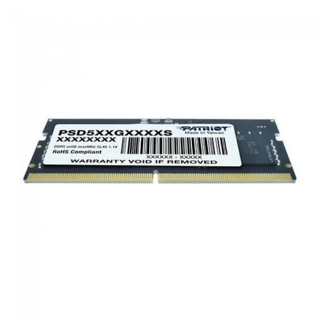 Patriot Memory Signature PSD58G560041S memory module 8 GB 1 x 8 GB DDR5 5600 MHz Patriot Memory Signature PSD58G560041S memory module 8 GB 1 x 8 GB DDR5 5600 MHz