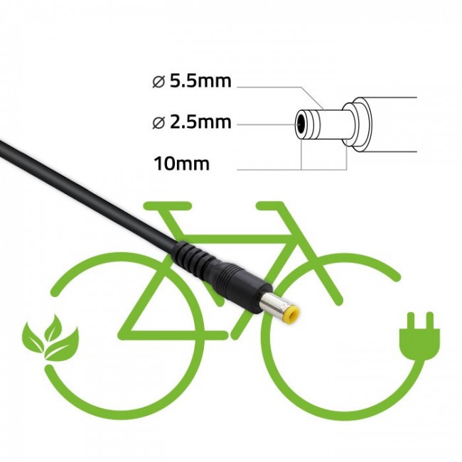 Qoltec 50761 Charger for e-bike batteries 36V | 42V | 2A | 5.5*2.5 Qoltec 50761 Charger for e-bike batteries 36V | 42V | 2A | 5.5*2.5
