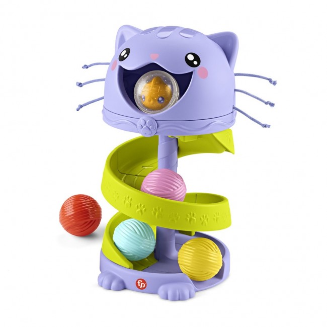 Fisher-Price FP Pets Purrr-fect Ball Tower Developmental Toy for Babies & Toddlers