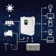 Qoltec Hybrid Off-Grid Solar Inverter 2.5kVA | 2.5kW | 100A | MPPT | LCD | BMS | Sine Qoltec Hybrid Off-Grid Solar Inverter 2.5kVA | 2.5kW | 100A | MPPT | LCD | BMS | Sine