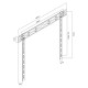Maclean ultra flat wall mount for TV, 40-85