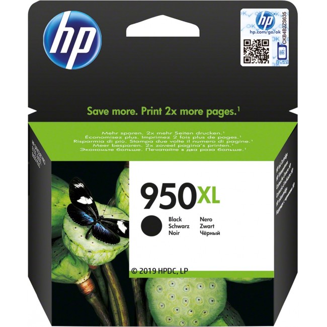 HP 950XL - Hojtydende - sort - origina HP 950XL - Hojtydende - sort - origina