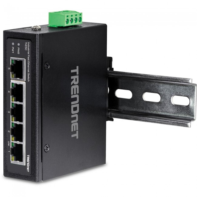 Trendnet TI-E50 network switch Unmanaged Fast Ethernet (10/100) Black Trendnet TI-E50 network switch Unmanaged Fast Ethernet (10/100) Black