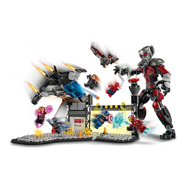 LEGO MARVEL 76314 Captain America: Civil War Battle
