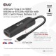 CLUB3D USB Gen2 Type-C to HDMI 8K60Hz or 4K120Hz HDR10+ with DSC1.2 with Power Delivery 3.0 Active Adapter M/F