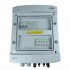 Switchgear attached DCAC hermetic IP65 EMITTER with Noark 1000V type 2 DC surge arrester, 2 x PV string, 2 x MPPT // og. AC Noark type 1+2, 10A 3-F