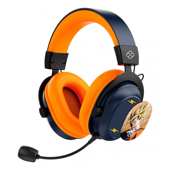 Blade DB2001 headphones/headset Wired & Wireless Head-band Gaming USB Type-C Bluetooth Black, Grey, Orange