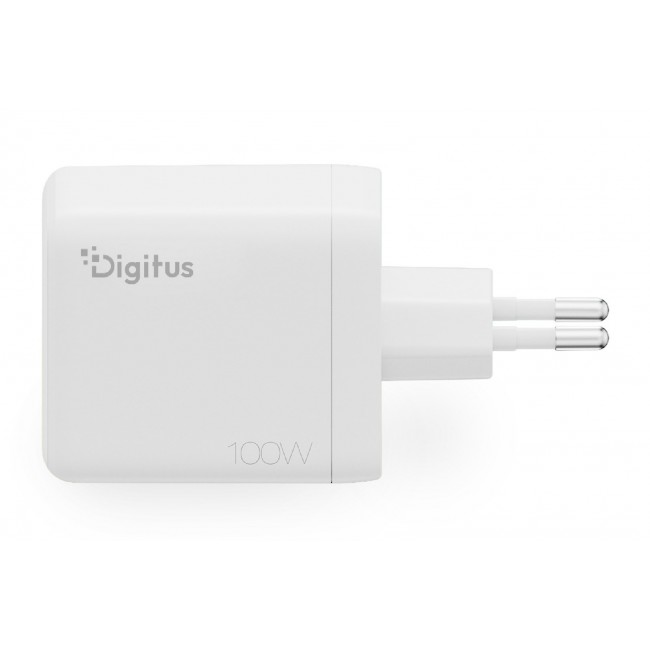 Digitus USB GaN Charger 100W, 2x USB-C, 1x USB-A