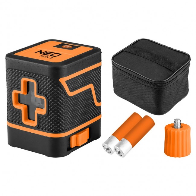 Laser krzy owy 15 m, zielony, etui