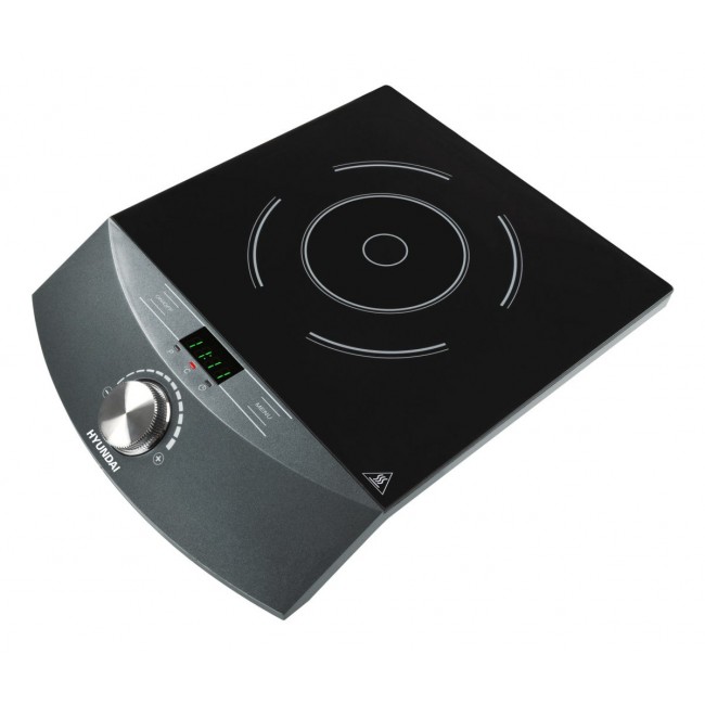 Hyundai IND 133 Black Countertop 30 cm Zone induction hob 1 zone(s)