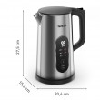 Tefal Selection KI871DE0 electric kettle 1.7 L 1500 W Black, Stainless steel
