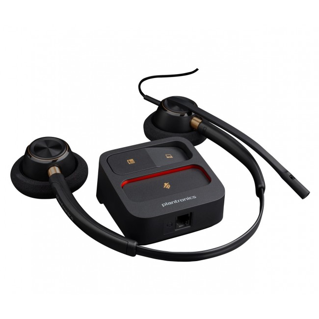 POLY EncorePro 520 Binaural Headset +Quick Disconnect