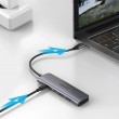 Ugreen CM195 6-in-1 USB-C adapter HDMI / 2 USB-A 3.0 / USB-C PD / SD / TF card reader grey