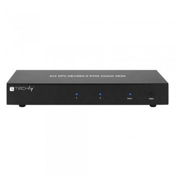 Techly IDATA DP-KVM2 KVM switch Black