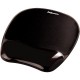 Fellowes CRYSTAL mouse and wrist pad gel, black Fellowes CRYSTAL mouse and wrist pad gel, black