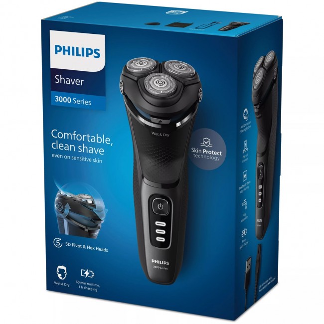 Philips Shaver 3000 Series S3244/12 Wet & Dry Electric Shaver Philips Shaver 3000 Series S3244/12 Wet & Dry Electric Shaver