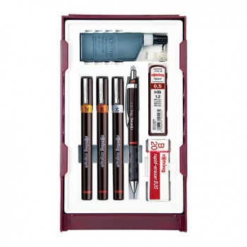 ISOGRAPH COMBI College Set of Technical Pencils 0.2/0.4/0.6