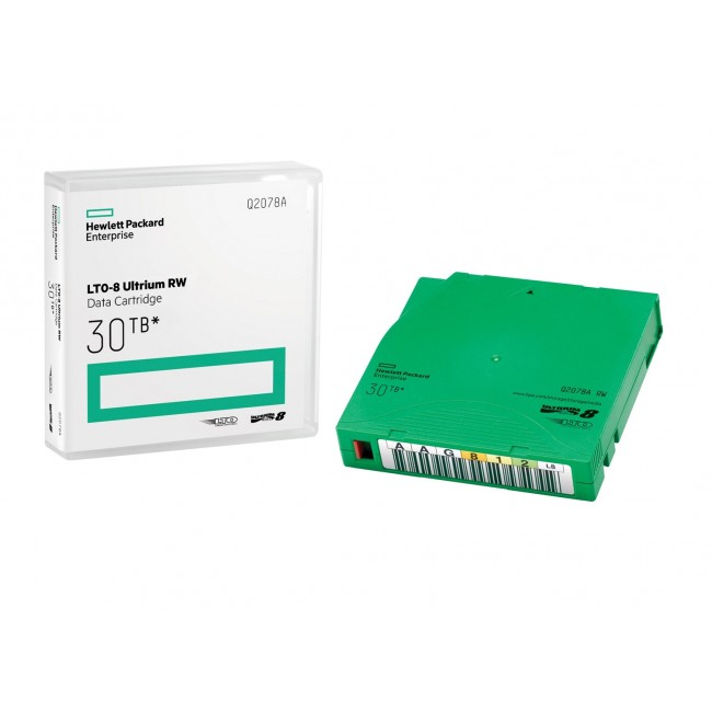 HPE LTO-8 Ultrium 30TB RW Data Cartridge HPE LTO-8 Ultrium 30TB RW Data Cartridge