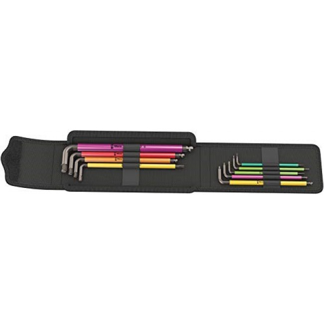Wera 05004173001 hex key L-shaped hex key Metric 9 pc(s) Wera 05004173001 hex key L-shaped hex key Metric 9 pc(s)