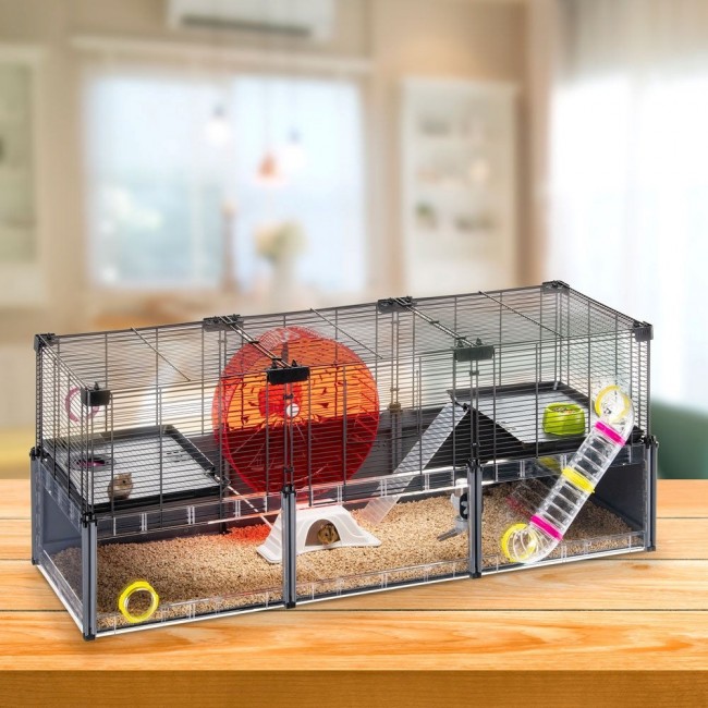 FERPLAST Multipla hamster large - cage for rodents - 107,5 x 37,5 x 42 cm FERPLAST Multipla hamster large - cage for rodents - 107,5 x 37,5 x 42 cm
