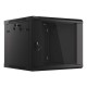 Lanberg WF01-6609-10B rack cabinet 9U Wall mounted rack Black