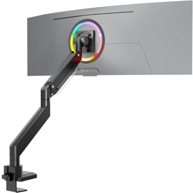 ONKRON G130-B Swivel and tilt desk mount for 17 -57 monitors, max. 27 kg, with rotation, black
